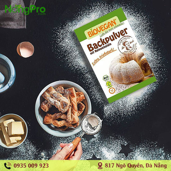 Bột Nở Hữu Cơ Biovegan ( 17g)