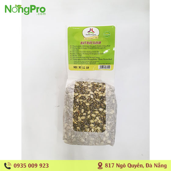 Đậu xanh hữu cơ Huế Việt 300g