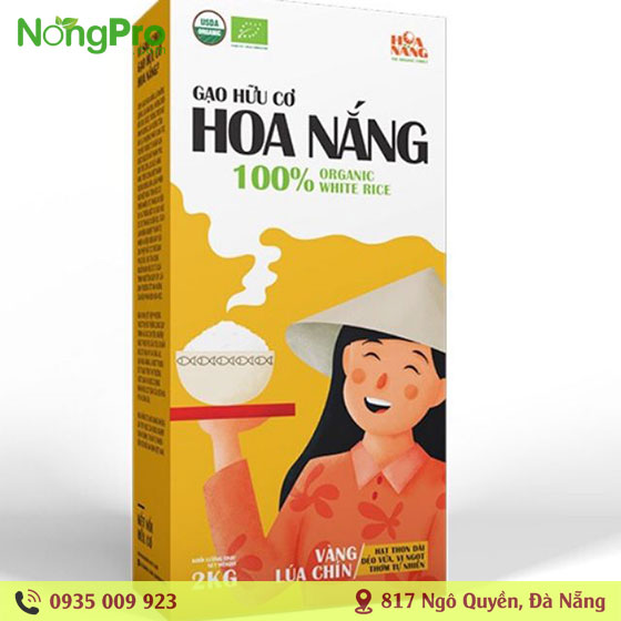 Gạo Hữu Cơ Hoa Nắng-Lứt 2Kg