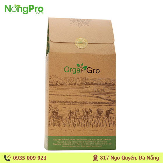 Gạo Hữu cơ OrgaGro Phú Quý trắng (1kg)
