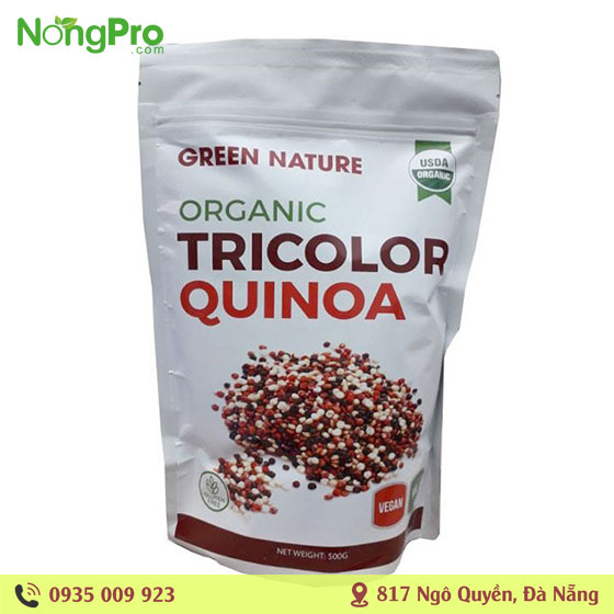 Hạt Diêm Mạch 3 màu Hữu Cơ (Green Nature) 500g