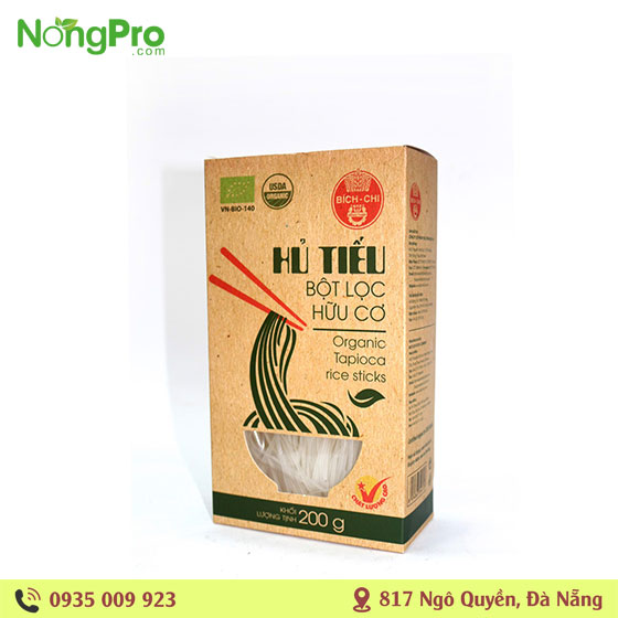 Hủ Tiếu Trắng Hữu Cơ 200g