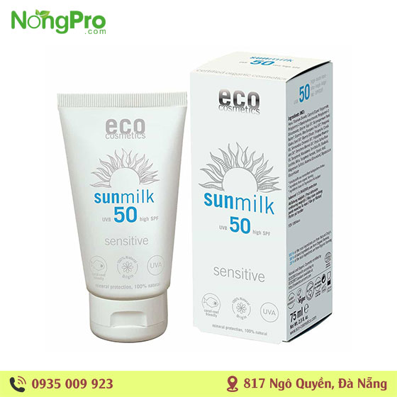 KEM CHỐNG NẮNG HỮU CƠ SPF 50 ECO COSMETICS