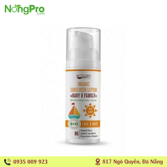 Kem Chống Nắng Trẻ Em spf 30 Hữu Cơ ( 50 ml)