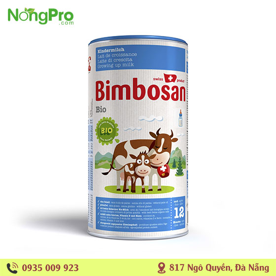 Sữa Hữu Cơ Thuỵ Sĩ Bimbosan 400g M12+
