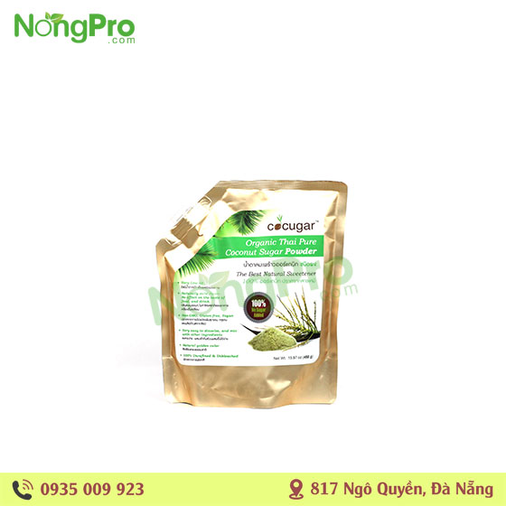 Đường dừa trắng Coconut Suger Power Cocugar 450g