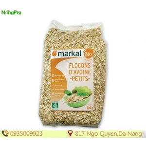 Yến mạch cán dẹt hữu cơ markal (500g)
