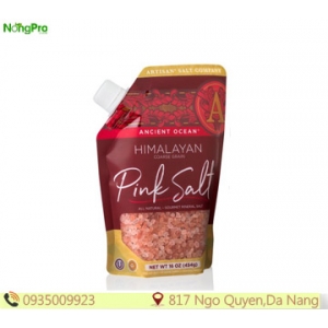 Muối hồng Himalaya hạt thô (454g)