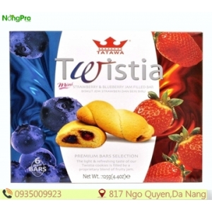 Bánh Twistia vị dâu, táo (125g/hộp)