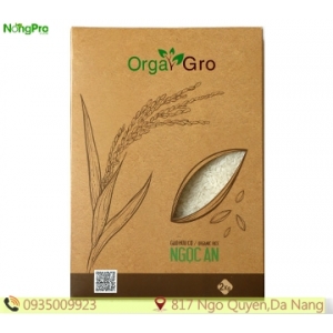 Gạo Hữu cơ OrgaGro Ngọc An (2kg)