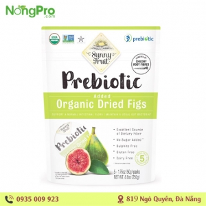 Sung khô hữu cơ bổ sung Prebiotic Sunny Fruit 250g