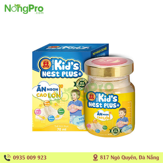Yến Sào Kid's Nest Plus hương tự nhiên 70ml