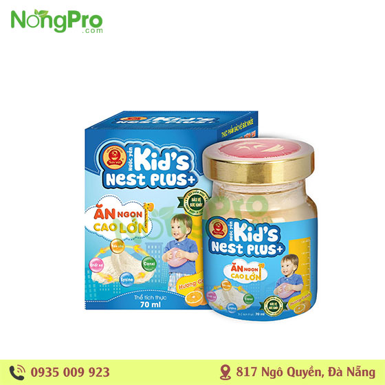 Yến Sào Kid's Plus hương cam 70ml