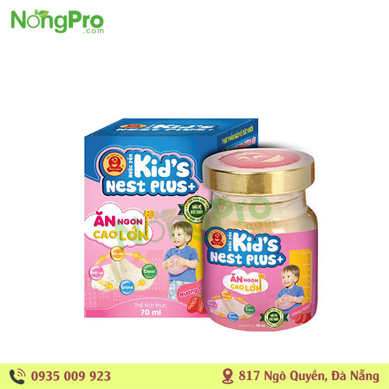 Yến Sào Kid's Plus hương dâu 70ml