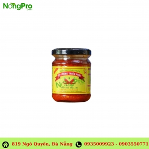 Tương  ớt Triều Phát nhỏ đặc sản Hội An 150gram hũ thủy tinh