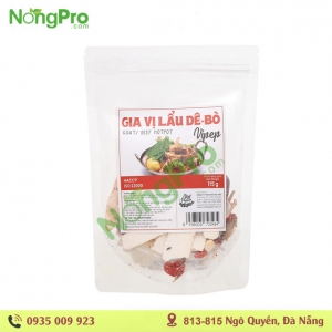 Gia vị lẩu dê- bò Vipep 115g